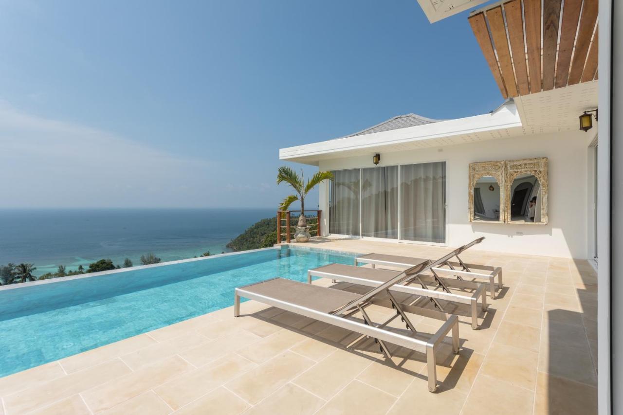 Takian Villa : Vue Mer Et Coucher De Soleil 샐러드 비치 외부 사진