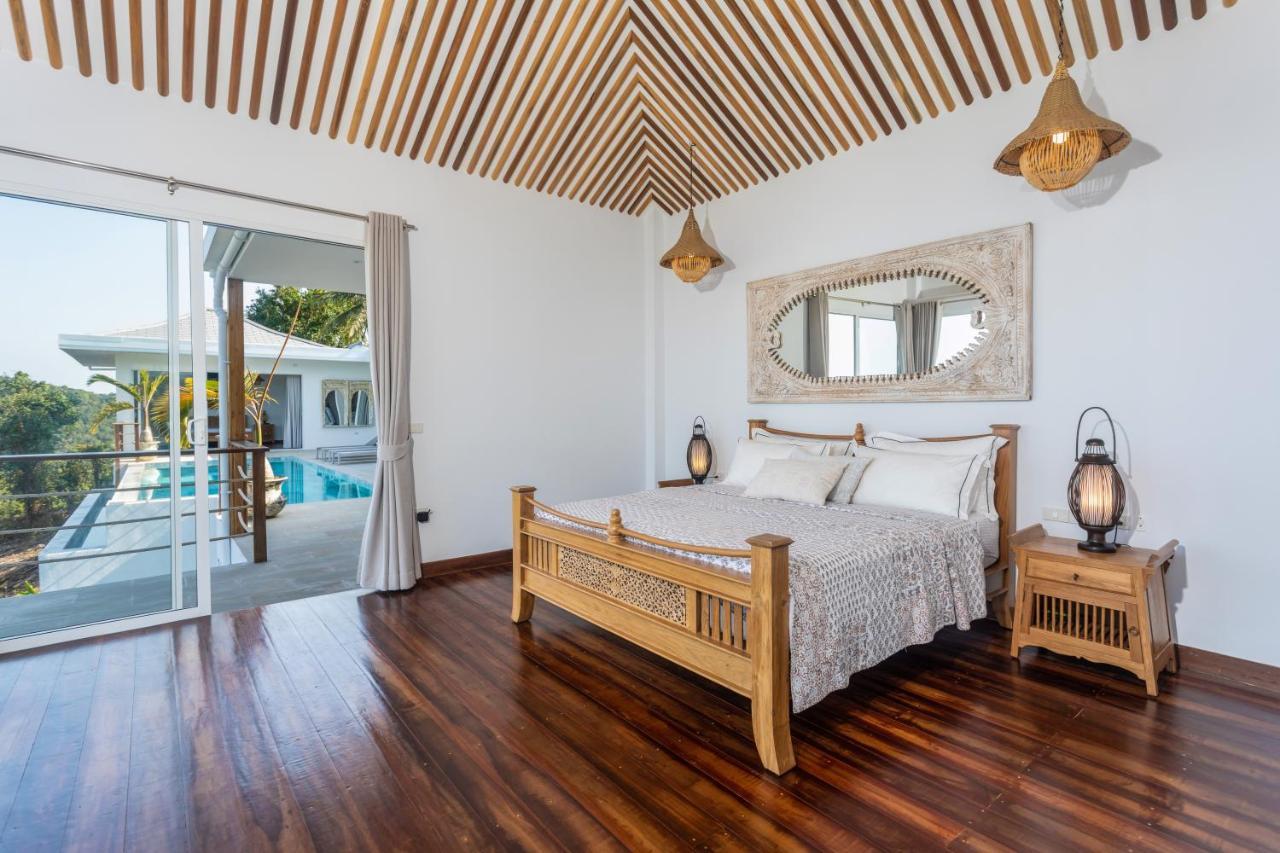 Takian Villa : Vue Mer Et Coucher De Soleil 샐러드 비치 외부 사진