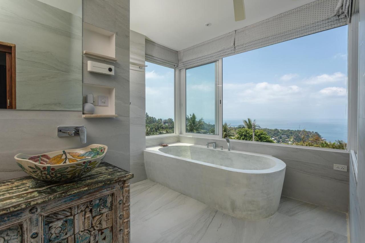 Takian Villa : Vue Mer Et Coucher De Soleil 샐러드 비치 외부 사진